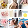 PUODINIŲ ĮRANKIŲ RINKINYS 25 VIENŲ MODELIAVIMO MOLIS SKULPTŪROS LAZDĖLIS