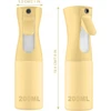 PURŠKIMO BUTELĖLIS 200 ML PLAUKŲ MILKOS NUOLATINIS, SANTRAUKAS, GELTONAS, ERGONOMIKUS