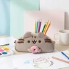 Pusheen School pieštukų dėklai aksesuarams Pliušinis mergaitėms Maišelis
