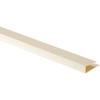 PVC dailylentės pradžios profiliuotis J-143 (302, 318), 3 m ilgio
