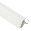PVC dailylentės vidinis kampas 101 (309,317), baltos sp., 3 m ilgio