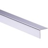 Cezar PVC kampinis profiliuotis W-PC-K2020-152-275, sidabrinės sp., 2750 x 20 x 20 mm