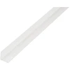 PVC kampinis profiliuotis W-PC-K4040-105-275, šviesiai pilkos sp., 2750 x 40 x 40 mm