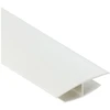 PVC kampinis profiliuotis W-PC-K4040-105-275, šviesiai pilkos sp., 2750 x 40 x 40 mm