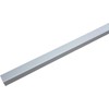 PVC kampinis profiliuotis W-PC-K4040-105-275, šviesiai pilkos sp., 2750 x 40 x 40 mm