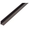 PVC kampinis profiliuotis W-PC-K4040-111-275, mahony sp., 2750 x 40 x 40 mm