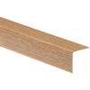 PVC kampinis profiliuotis W-PC-K4040-111-275, mahony sp., 2750 x 40 x 40 mm