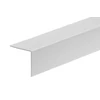 PVC kampinis profiliuotis W-PC-KR3030-105-275-BM, šviesiai pilkos sp., 2750 x 30 x 30 mm
