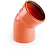 PVC lauko kanalizacijos alkūnė PIPELIFE, DN160 x 15°