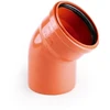 PVC lauko kanalizacijos alkūnė PIPELIFE, DN160 x 87°