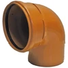 PVC lauko kanalizacijos alkūnė WAVIN DN160, 90°
