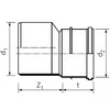 PVC lauko kanalizacijos perėjimas PIPELIFE, DN200 x 160