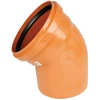 PVC vidaus kanalizacijos alkūnė WAVIN, DN110, 67°