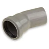 PVC vidaus kanalizacijos alkūnė WAVIN, DN50, 30°