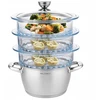 Pyrex STIKLINIS SIJETAS GARINTI KARŠIMUI ATSPARUS GARINIMO Įdėklas 20cm 2L 2 vnt.