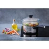 Pyrex STIKLINIS SIJETAS GARINTI KARŠIMUI ATSPARUS GARINIMO Įdėklas 20cm 2L 2 vnt.
