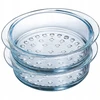 Pyrex STIKLINIS SIJETAS GARINTI KARŠIMUI ATSPARUS GARINIMO Įdėklas 20cm 2L 2 vnt.