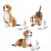 QBI Dog Beagle konstrukcija blokuoja 3in1 įvairias pozas, 1025 elementus