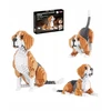 QBI Dog Beagle konstrukcija blokuoja 3in1 įvairias pozas, 1025 elementus