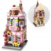 Qman Honey Sweet Dessert House Konditerijos statybiniai blokeliai 344 vnt. kaip dovana