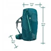 Quechua Vaikiška žygio kuprinė, MH500 40 litrų + 10 litrų