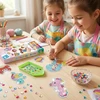 Qulki Deimantiniai siuvinėjimo lipdukai 21el XXL Mosaic Vanduo World „pasidaryk pats“ rinkinys vaikams