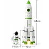 Qulki Kosmoso raketa Kosmoso kosmonautų garso šviesa dūmai rūko garai