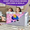 Quokka Pojemnik na Žaislai 2vnt.! dla Dzieci XXL Składany Duży Organizer Tekstylny