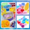 R2 CREATIVE SLIME LARGE XXL RINKINYS – 28 GLITTER PUTYS GABALĖLIAI 5+