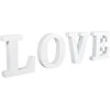 Raidės LOVE Rayher 44.5x2x11cm MDF/baltos