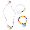 Rainbow Beads papuošalų rinkinys Janod 6+