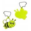 Raktų pakabukas Raktų pakabukas Reflector Gadget Reflector Bee Pakabukas 10vnt LUMI