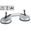 VOREL PRZYSSAWKA aliumininės DO SZYB 2 x 115mm 05312