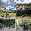 RANKENĖS PRIEKABOS MONTAVIMO ADAPTERIS KABLIS DVIRAČIO PRIEKABOS VEIKIMAS