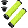 Rankenos SKULL MEROCA Lock-On 130mm MTB ENDURO kaukolės rankenos žalios