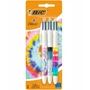 Rašikliai Bic 4 Colours Tie Dye, 3 vnt.