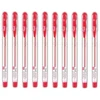Rašiklis Penmate Flexi pakuotėje 0,7mm, 10 vnt, raudonas