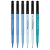 Faber-Castell Teptukinių rašiklių rinkinys Faber-Castel India ink PlTT, mėlynų spalvų, 6 vnt