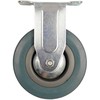 VOREL KOŁO STAŁE Z SZARĄ GUMĄ 125mm
