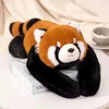 Raudonas Panda Mascot 60 cm XXL jutiminis svertas pliušinis minkštas žaislas