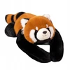 Raudonas Panda Mascot 60 cm XXL jutiminis svertas pliušinis minkštas žaislas