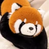 Raudonas Panda Mascot 60 cm XXL jutiminis svertas pliušinis minkštas žaislas
