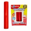 Schemat RAUDONAS plastilino rinkinys iš 15 pagaliukų mokykliniam plastilinui 250g Inspiria 9851