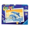 Ravensburger Creart vaikams: piešimo rinkinys su delfinais