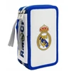 Cyp Brands Real Madryt trigubas pieštukų dėklas su įranga Real Madrid RMCF pareigūnas
