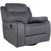 Home4You Fotelis Recliner GENTRY, Pilkos spalvos