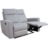 Sofa Home4you Reglaineris MORA, 2-vietė, pilka