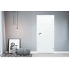 Reguliuojama durų stakta TRIM SIMPLE, baltos sp., 846 x 2038 x 95 - 135 mm, kairė