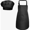 REGULIUOJAMA VAIKŲ VIRTUVĖS PRIJUOSTE SU KIŠENĖMIS IR KEPURE