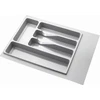 Reguliuojamas stalo įrankių dėklas CURVER BASIC KITCHEN ACCESORIES, šv.pilkos sp., h6,4 x 30 x 42 cm
